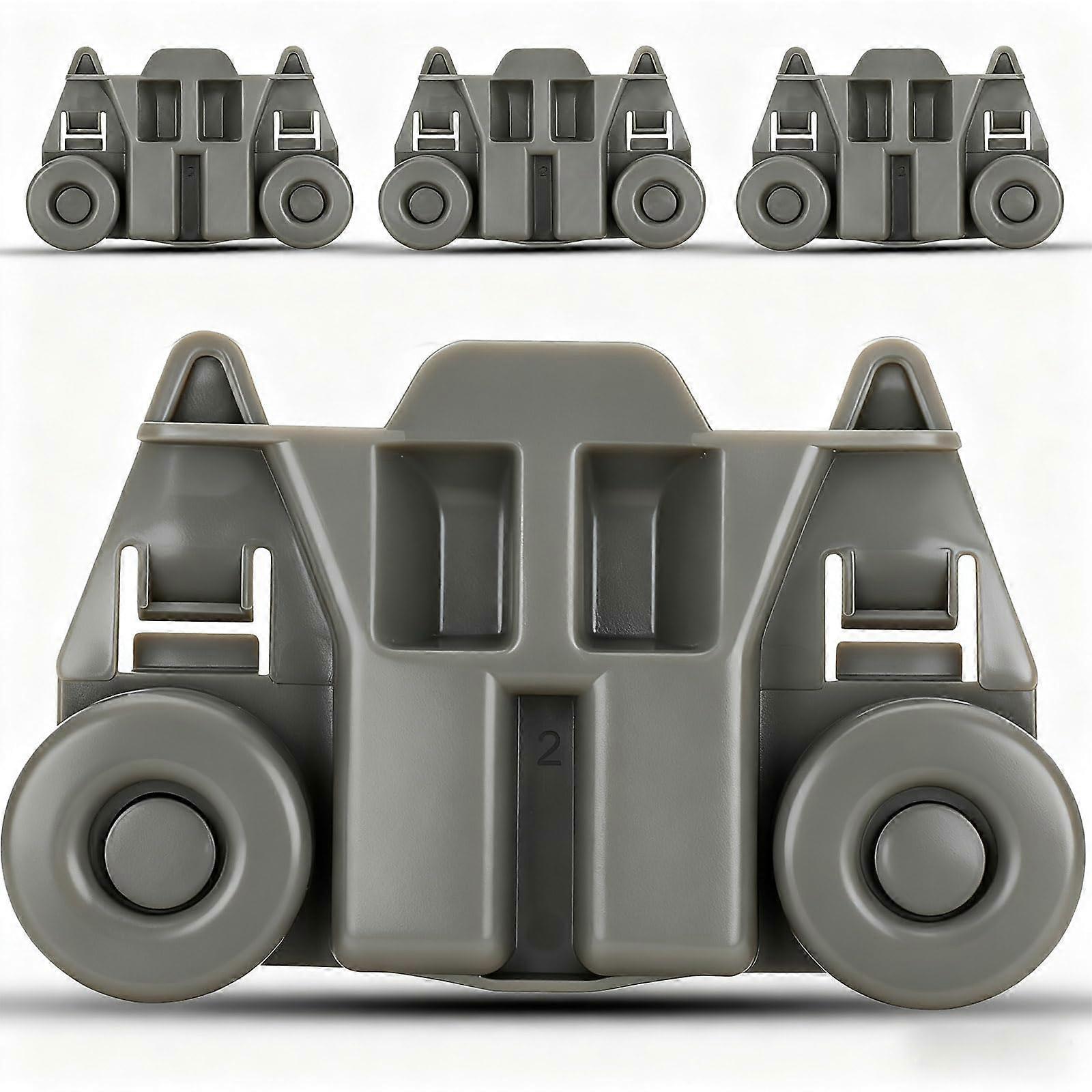 Upgraded W10195417 Dishwasher Rack Wheels for Whirlpool Kenmore KitchenAid Lower Rack Rollers