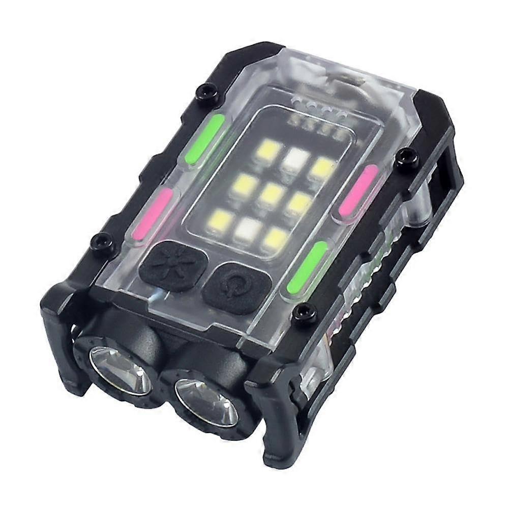 Magnetic Base LED Flashlight Compact  Lumen Mini Torch Keychain Clip for EDC