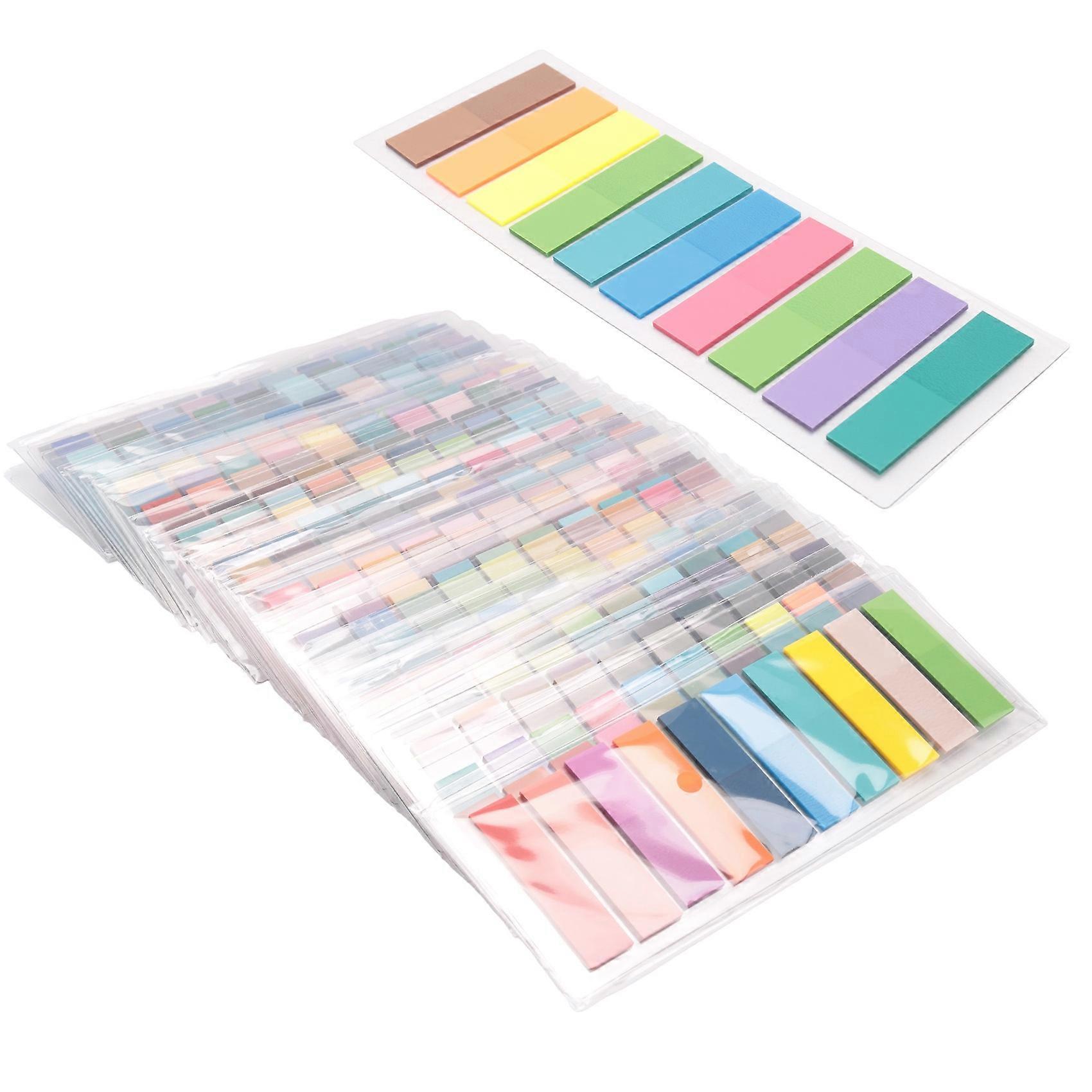 7400 Sheets Transparent Sticky Notes Self-Adhesive Book Marker