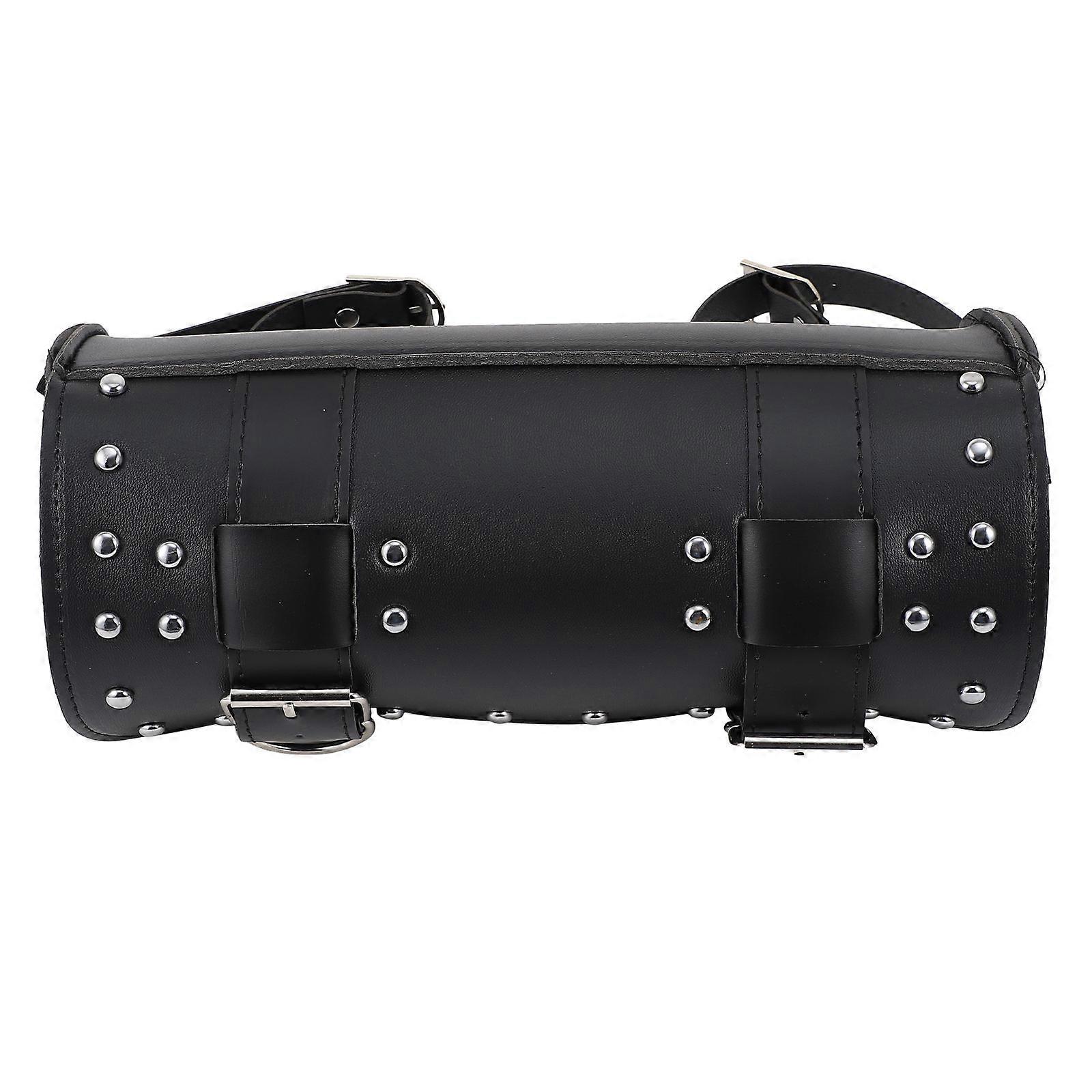 Motorcycle Tool Holder Bag for Storage 1Pcs Black Durable PU Pouch