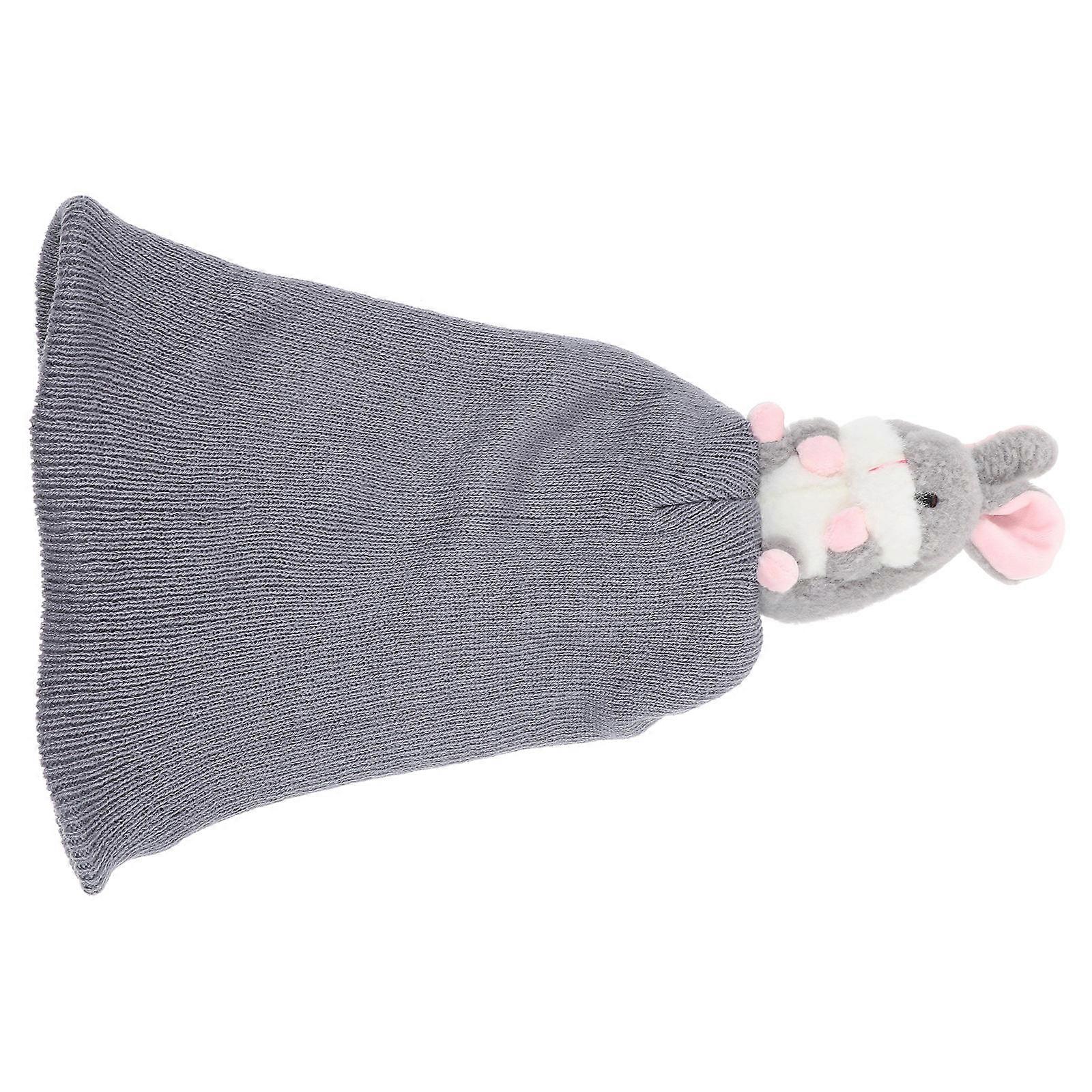 Ski Cover Woolen Yarn Protective Cover for Grey Skiing Use