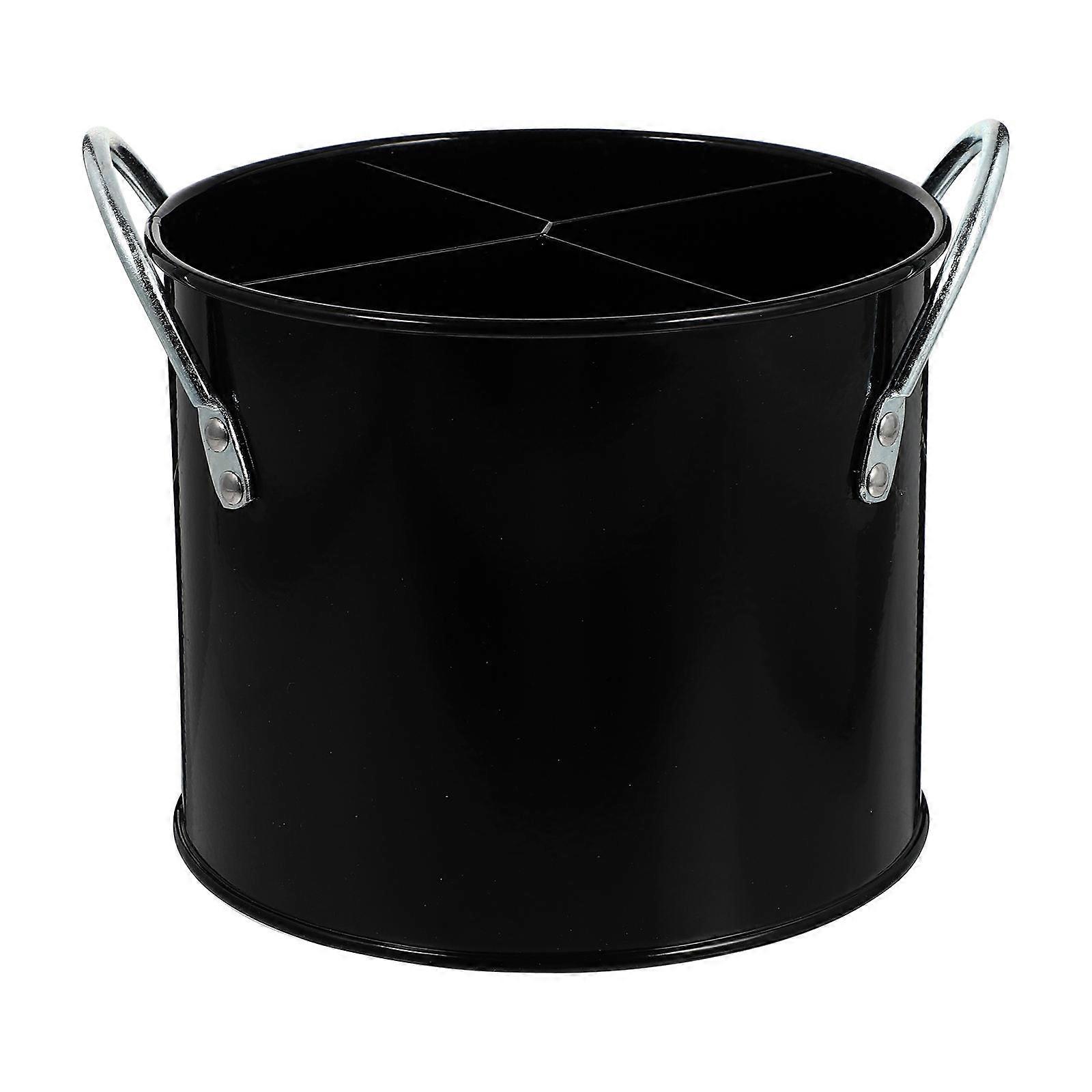 Cutlery Storage Bucket Iron Tableware Cylinder for 1Pcs Organizing