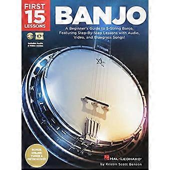 Første 15 leksjoner - Banjo: A Beginner's Guide, med trinnvise leksjoner med lyd, Video og Bluegrass sanger!