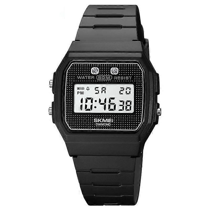 Resin Mirror ABS Case Waterproof Electronic Watch