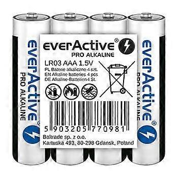 Alkaline Batteries Aaa / Lr03 Everactive Pro 4 Pcs