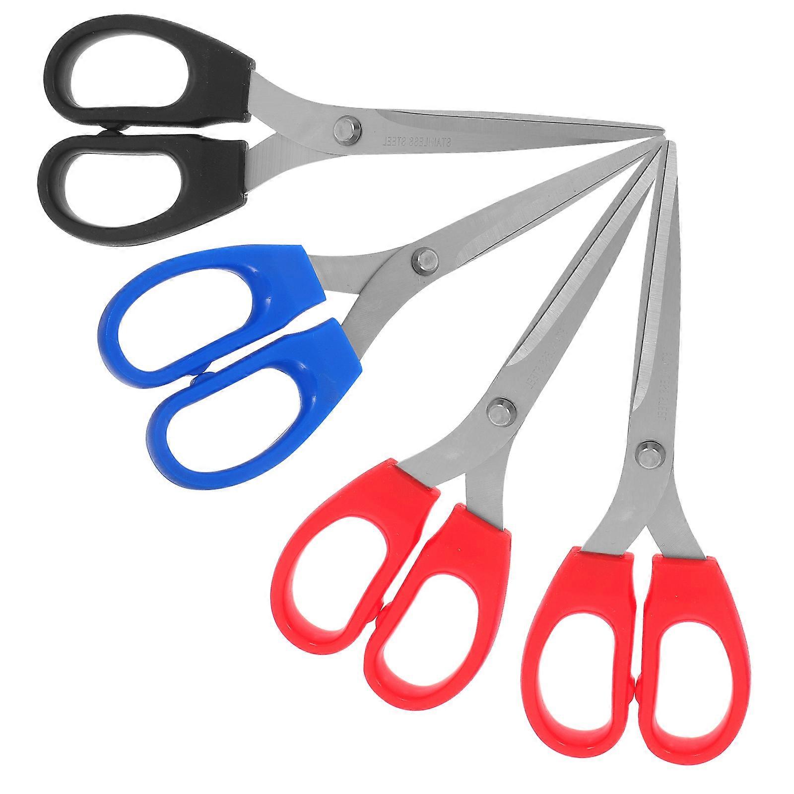 Student Craft Scissors for School Use with Comfortable Grip 4Pcs Multi Color