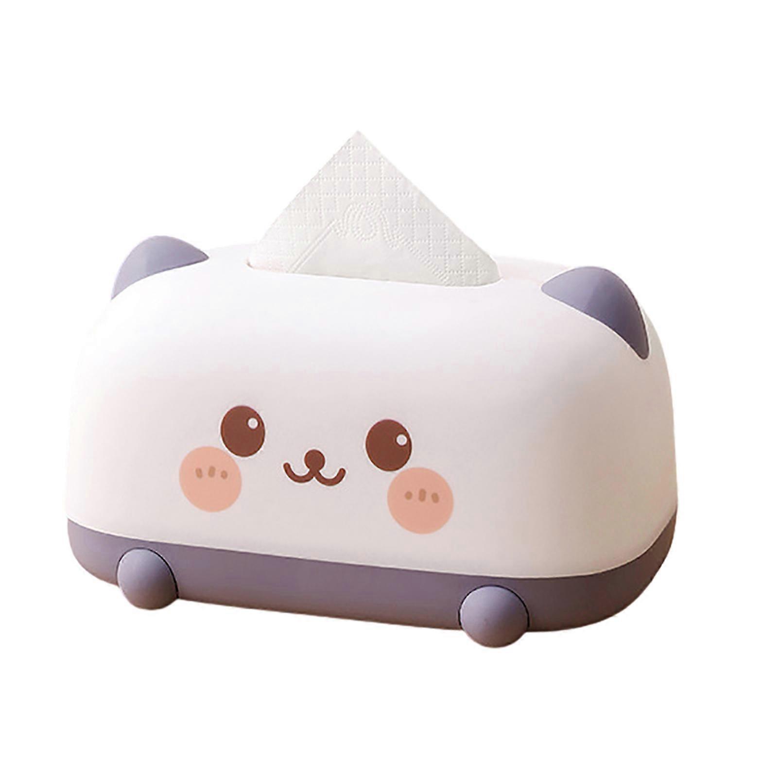 Dustproof Tissue Box - Closed Plastic & Dustproof - for Vanity