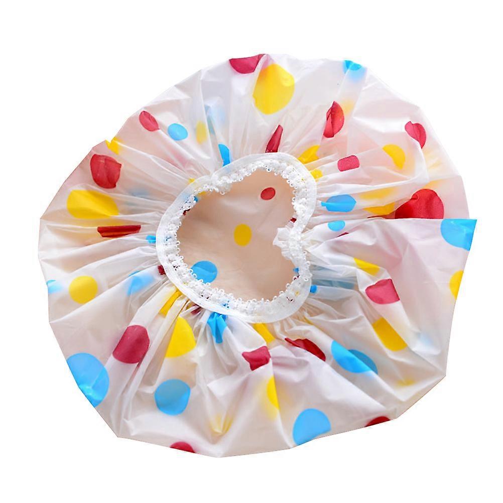 Elastic Waterproof Bathing Shower Hat for Shower Use 12Pcs Set