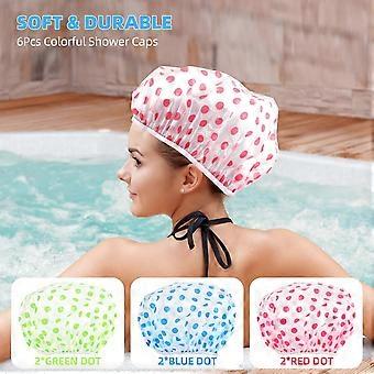 Gorro de ducha, gorro de baño reutilizable - Impermeable con banda elástica para el cabello para hombres