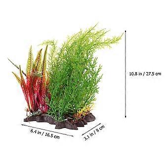 Plante aquatique en plastique Décoration Aquarium Aquarium Aquarium Aménagement Paysager Plante Artificielle
