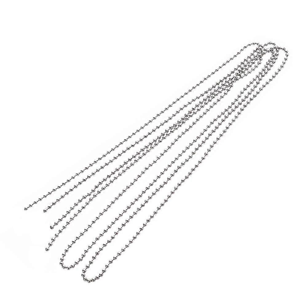 Wall Lamp Pull Rope Silver 2Pcs for Bedside Light with Buckles