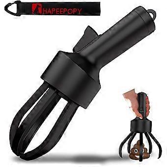 Pelle à crottes pour chiens de petite taille moyenne, grande pelle à crottes avec fixation de sac, pelle à caca pratique pour les promeneurs de chiens, portable et légère