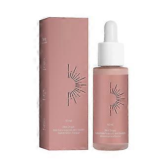 Selbstbräunungstropfen für Gesicht und Körper, Serum für eine allmähliche Bräunung mit feuchtigkeitsspendendem, strahlendem Teint, 60 ml