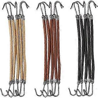 15pcs Women's Hair Elastics with Rubber Band Hair Hooks, Hair Tool