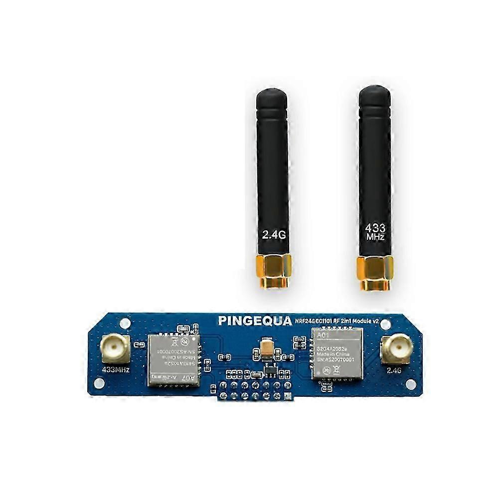 compatible Dual-Band RF Development Board compatible M5Stack Cardputer ADV,2.4G NRF24 + 433M CC1101 Module,Communication Module