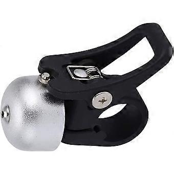 Campanello manubrio Bell Alloy Electric Scooter Warning Bell con pieghevole, campanello di avvertimento per bici elettrica (argento) (1pcs)