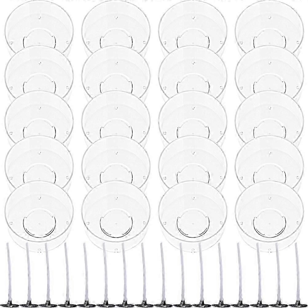 Transparent for DIY Round Shaped Candle Making 1Set