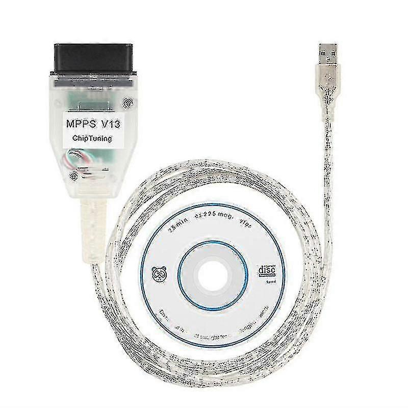 Obd2 Mpps V13.02 Ecu Chip Remap Tuning Flash Programmer Diagnostics Cable Usb