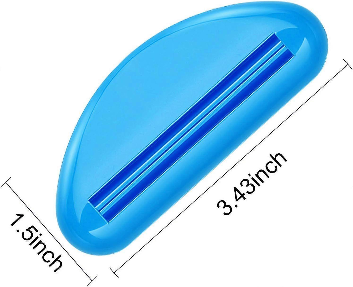8 Pieces Toothpaste Tube Squeezer Dispenser Toothpaste Rollers Clips for Bathroom (Beige,
