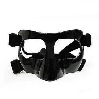Sport-Nasenhelm Basketballmaske Nasenschutz Gesichtsschutzmaske mit verstellbarem Gummiband Antikollisionsausrüstung S04