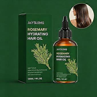 Rosemary Hydrating Hair Oil, Smoothes Dry Strands With Lightweight Formula - 120Ml