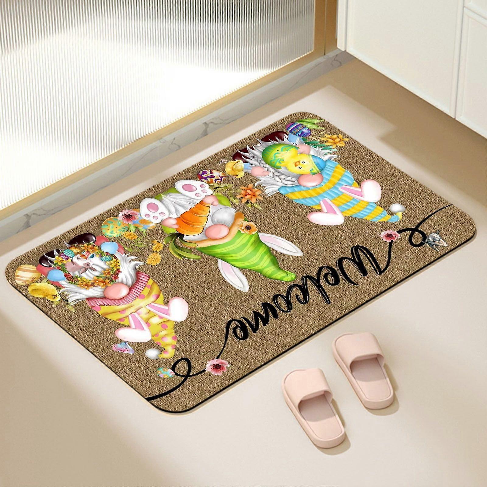 Easter Decor Easter Decorations Indoor Easter Kitchen Floor Mat Household