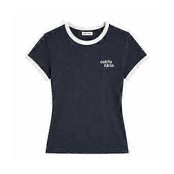 Calvin Klein Camisetas Lv047g803g Ss Slim Logo Ringer Tee