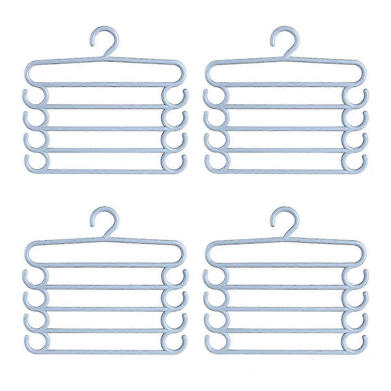 Pants Rack Multifunctional Household Saving Space Clothes 5 Layers D