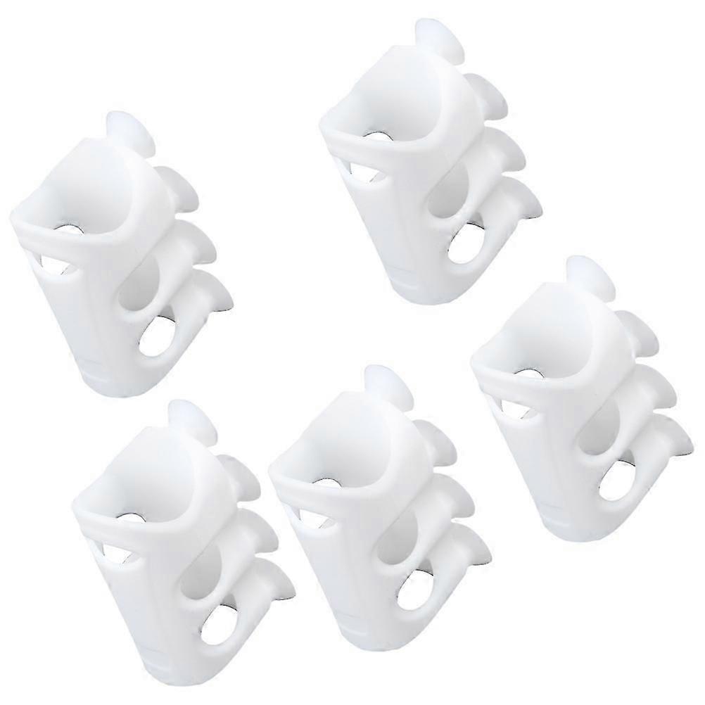 Bathroom Suction Cup Brackets Silicone Shower Head Holders 10Pcs