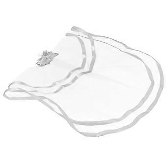 Velo da sposa per animali domestici, accessorio per capelli con fiore da sposa per cani e gatti, con forcina
