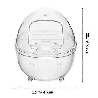Small Pet Hamster Bathroom Sand Bath Container for Home Plastic