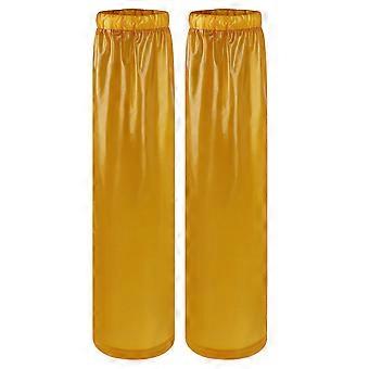 Leg Covers for Rain and Mud, PVC Pull On Guards for Adults, Fishing Use and Daily Outdoor Work in Wet Conditions  Yellow