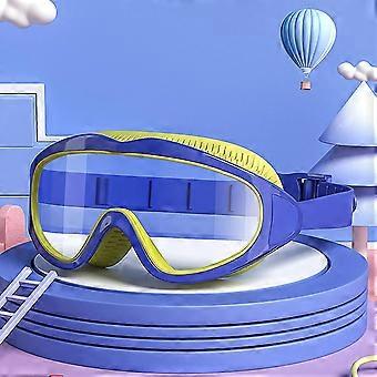 Kids Swimming Goggles, Big Frame Wide-vision Swim Goggles For Children Anti Fog Watertight Swimming Goggles