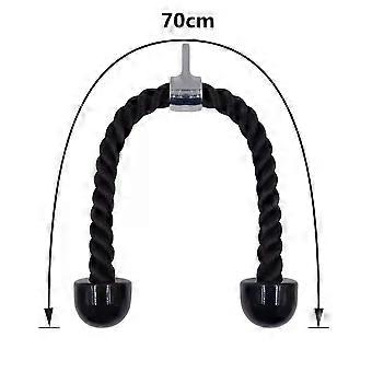 Bicep Tricep Rope Push Pull Down Cord Home Gym Accessories Workout Fitness Exercise Equipment Single/Double Head 35cm/70cm/90cm