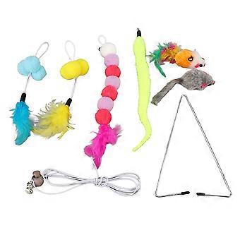 Hanging Door Cat Toys Adjustable Funny Self Play Interactive Hanging Cat Toys for Cats Pets