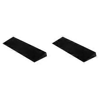 2X Fitness Foot Heel Wedges Blocks Exercise Calf Stretching Slant Board Weightlifting Squat Adjustable Calf Stretcher
