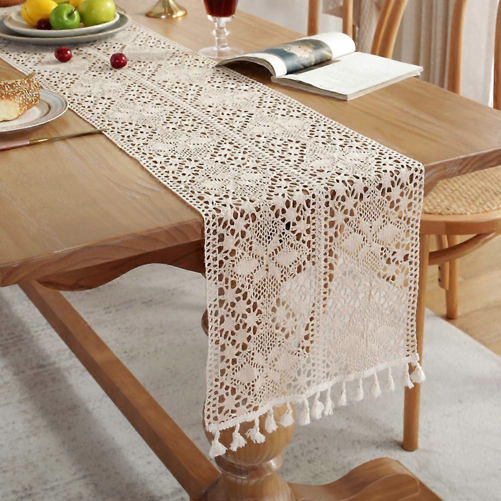 Elegant Boho Rustic Table Runner
