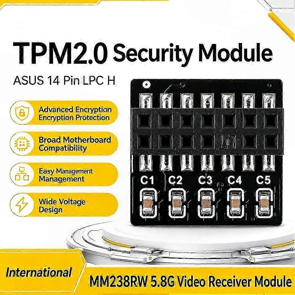 TPM2.0 Security Module 14 Pin LPC H Trusted Platform Module Standalone Data Encryption Chip