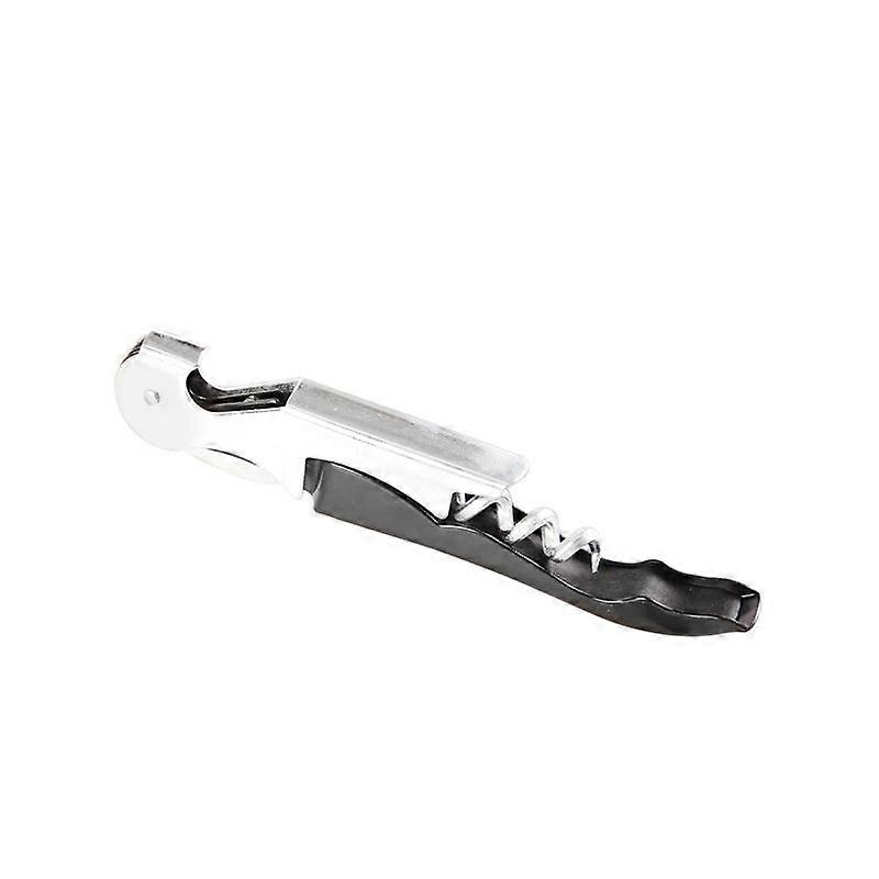 Compact Double-Hinged Waiters Corkscrew With Hidden Foil Cutter
