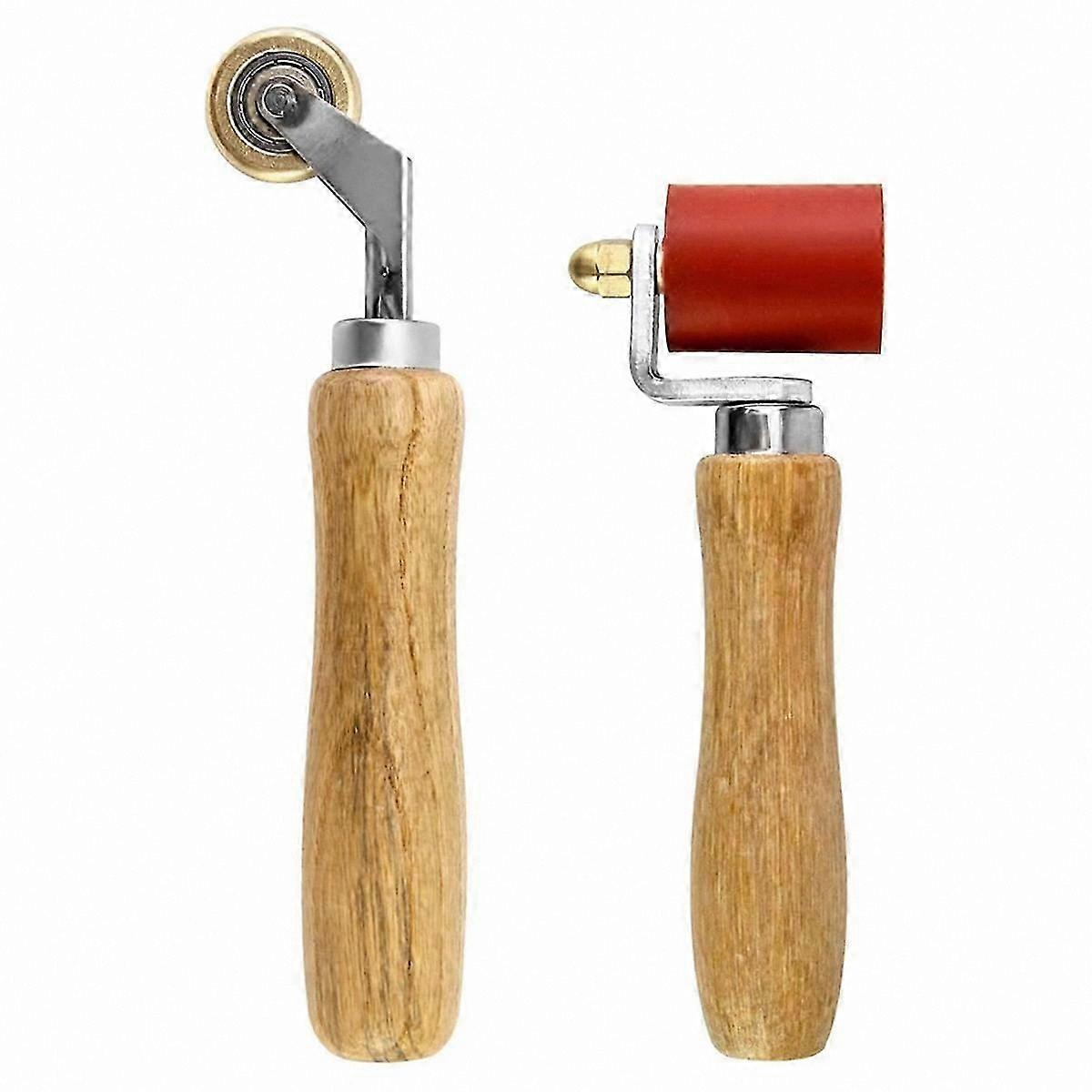 40mm Silicone and Brass Seam Rollers for Crafting