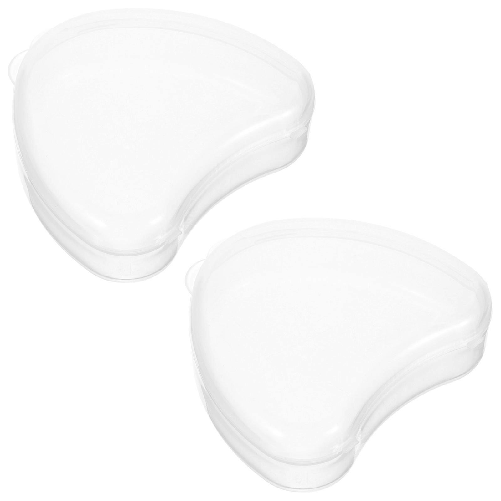 Transparent Denture Case for Storage 6Pcs Portable Plastic Holder