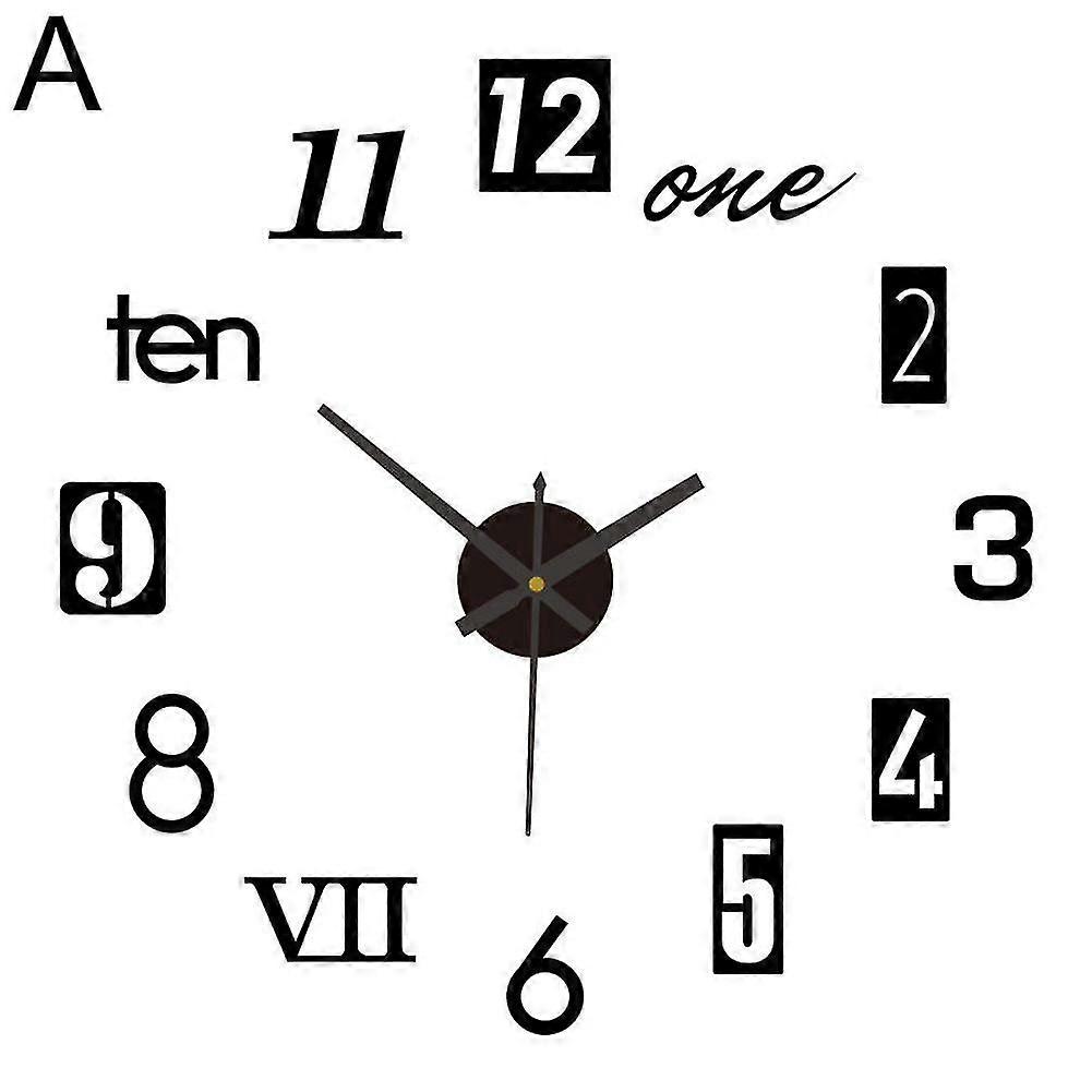 Sweeping Second Acrylic Wall Clock Slim