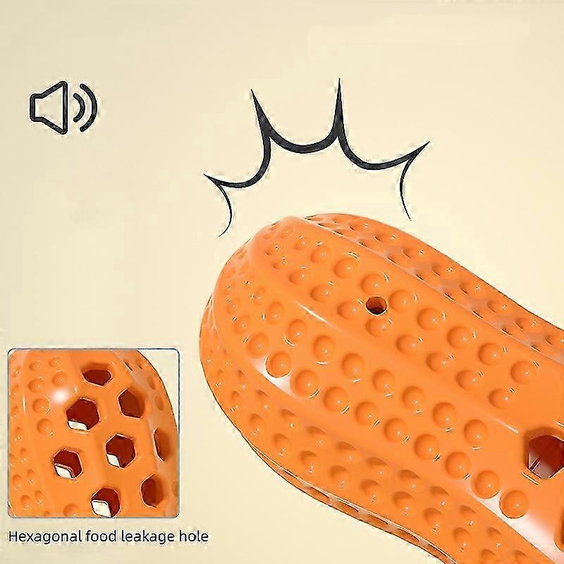 Sound-Activated Peanut Chew Toy