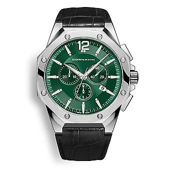 Downtown Quartz Analog Men's Watch with Cowhide Bracelet CO2010-2024