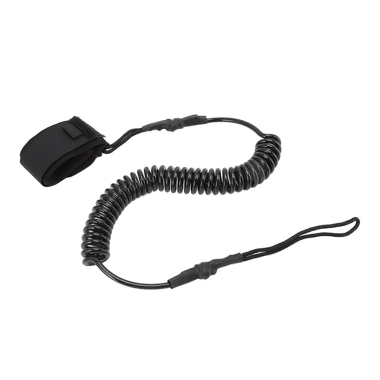 Lightweight Coiled Surf Leash Elastic Traction Strap