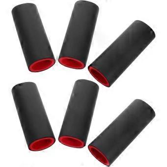 6pcs Pull up Bar Foam Grip Pads for Doorway Home Gym Black Sponge