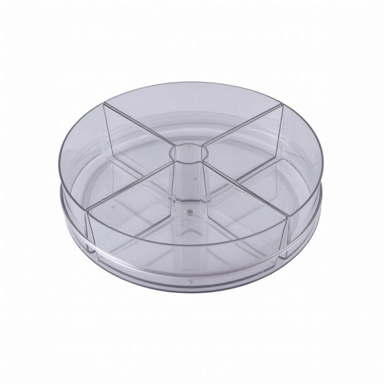 360 Degree Rotating Storage Tray | Raised Outer Wall Design, Multipurpose,