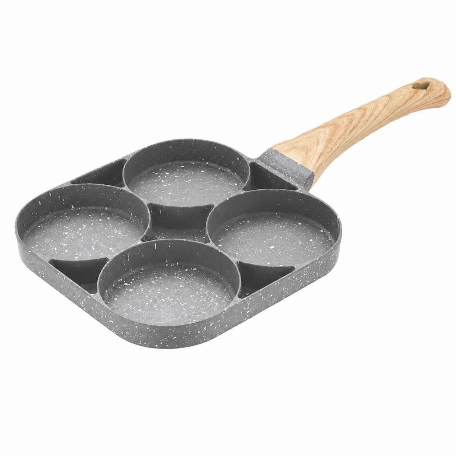 Nonstick Divided Frying Pan | Composite Double-Layer Bottom, Divided Skillet,