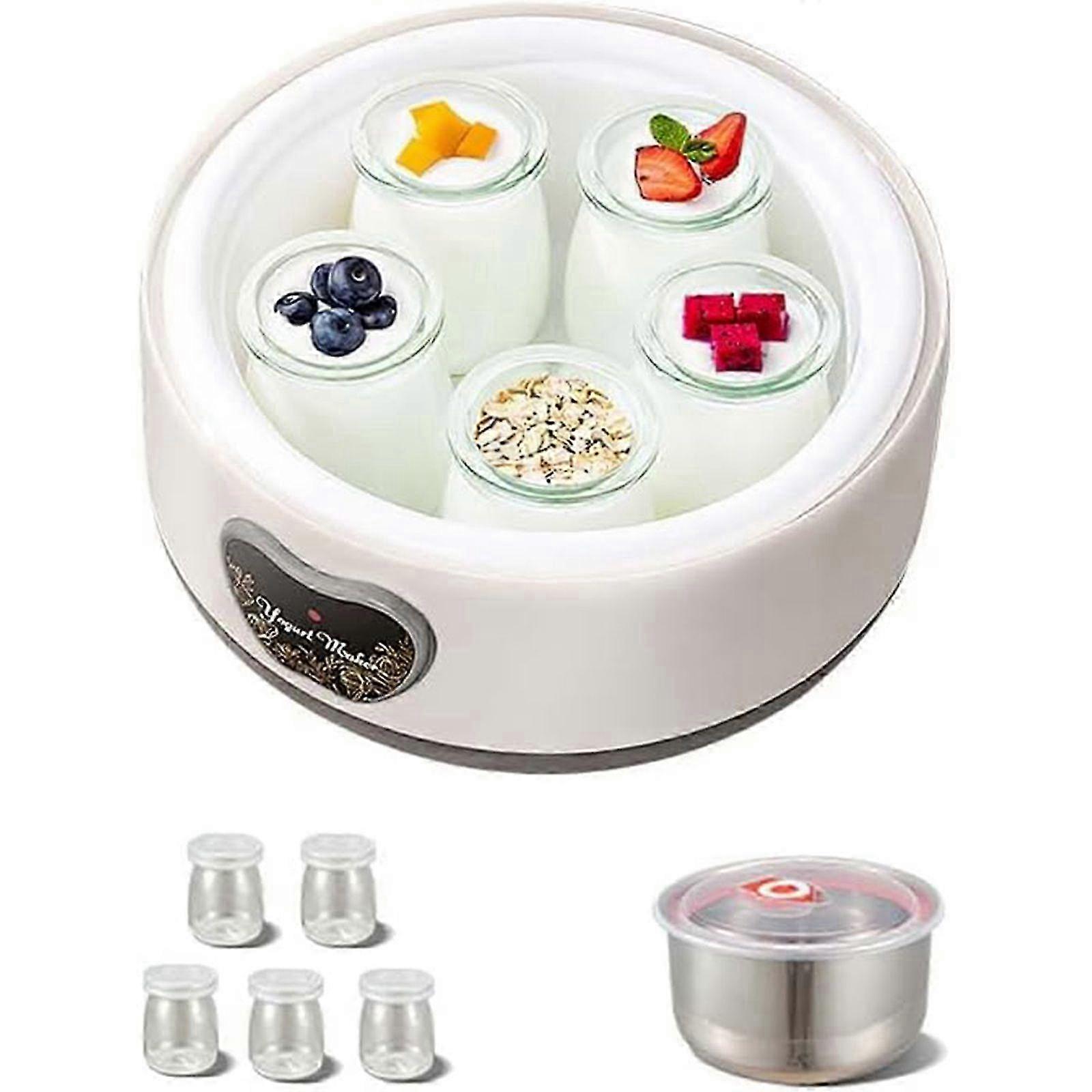 Adjustable Temp and Timer Controlled Ultimate Probiotic Yogurt Producer
