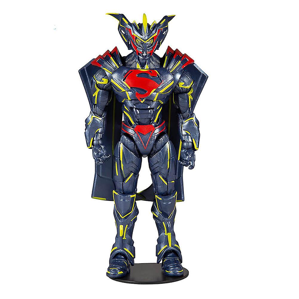 Superman Energized Unchained Armor Gold Collectable Action Figure 7inches Scale